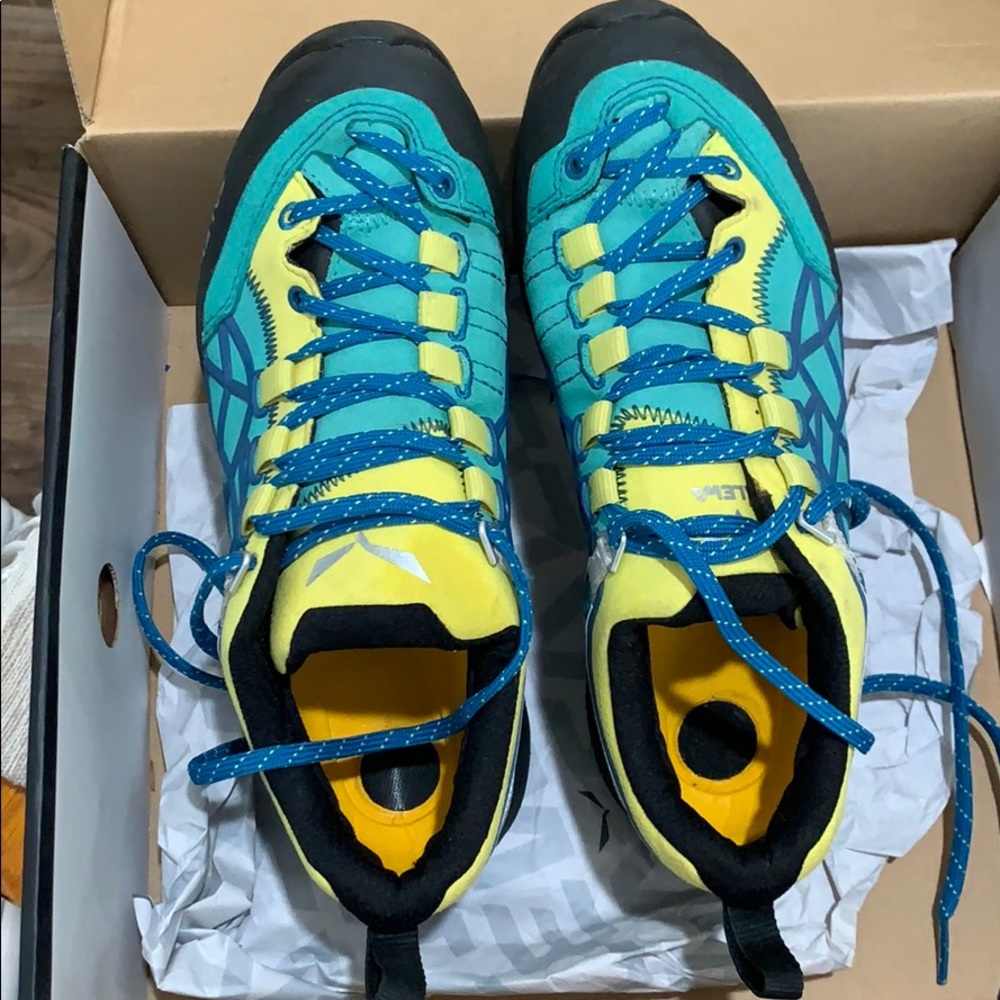 Salewa Hiking/rock climbing shoes.